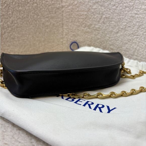 Sold-Burberry Micro Shield Sling mini bag black - Picture 10 of 11